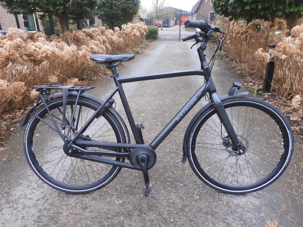 Anthraciet Batavus Dinsdag  met 57 frame en 7 versnellingen, Batavus, Versnellingen, Zo goed als nieuw, 57 tot 61 cm