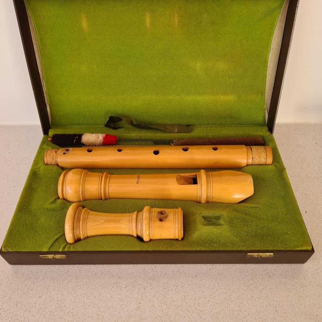Moeck Rottenburgh blokfluit in koffer zgan, Muziek en Instrumenten, Blaasinstrumenten | Blokfluiten, Ophalen of Verzenden, Zo goed als nieuw