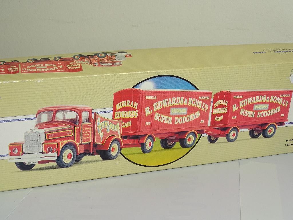 1/50 Corgi Scammel R.Edwards en Sons, Ophalen of Verzenden, Zo goed als nieuw, Bus of Vrachtwagen, Corgi