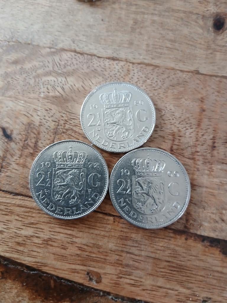 2,5 gulden 3x, Postzegels en Munten, Munten | Nederland, Ophalen of Verzenden, Koningin Beatrix, Setje