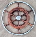 Houten boot stuurwiel 54,5cm met Vetus aansluiting, Watersport en Boten, Ophalen of Verzenden, Gebruikt, Overige typen