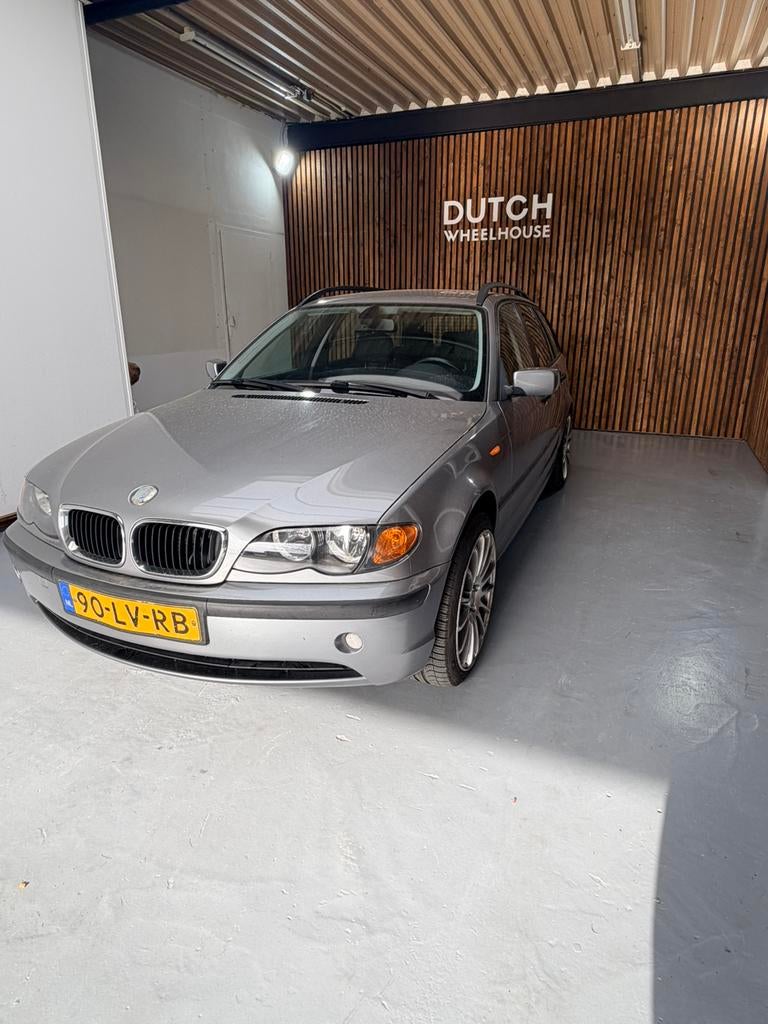 BMW 3-Serie 2.0 316D Touring AUT 2003 Grijs, Auto's, BMW, Bedrijf, 3-Serie, Diesel, F, Stationwagon, Automaat, Origineel Nederlands