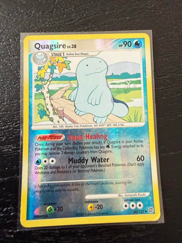 Quagsire lv.38 60 pokemonkaart, Ophalen of Verzenden, Zo goed als nieuw