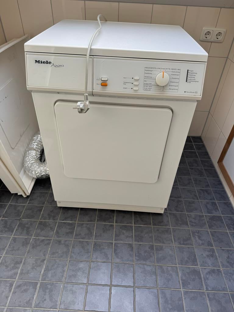 Miele Azora Wasdroger - Model 1491 - 5kg Inhoud, Ophalen, Gebruikt, Luchtafvoer, 4 tot 6 kg