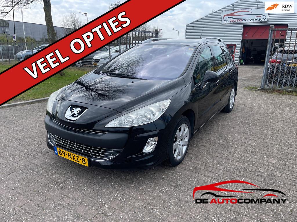 Peugeot 308 SW 1.6 VTi XT - 2e Eigenaar | 7 Persoons, Voorwielaandrijving, Stof, Gebruikt, Zwart