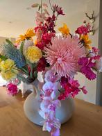 Colmore toetervaas 40x40x38, Binnen, Nieuw, Ophalen of Verzenden, Inclusief kunstbloemen