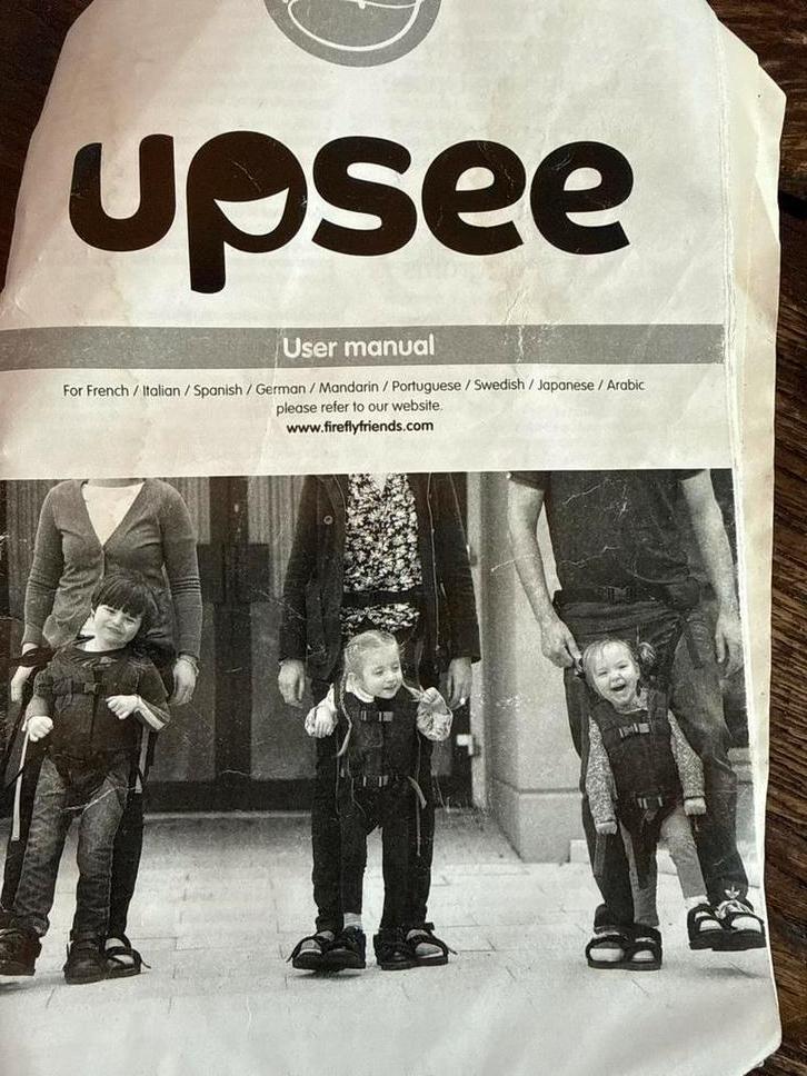 Upsee Lecky Fire Fly Loophulp Small kinderhulpmiddel Roze, Diversen, Verpleegmiddelen, Ophalen