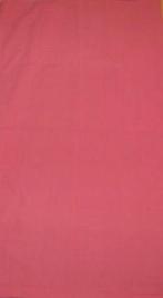 Vintage lap stof effen donker rozerood, Gebruikt, Ophalen of Verzenden, 30 tot 120 cm, Katoen