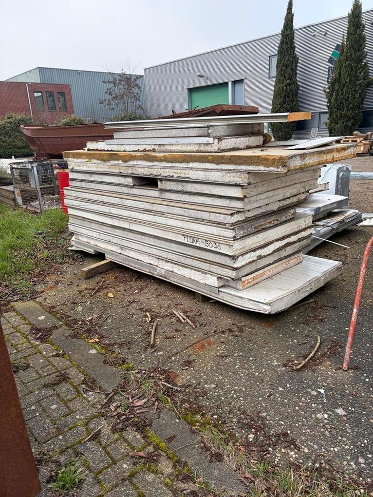 Isolatiepanelen / Koelcelpanelen - Diverse maten, Doe-het-zelf en Verbouw, Isolatie en Afdichting, Gebruikt, Muurisolatie, Hardschuim (Pir)