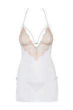 Obsessive ``BISQUITTA`` chemise wit maat S/M (782), Obsessive, Ophalen of Verzenden, Wit, Setje