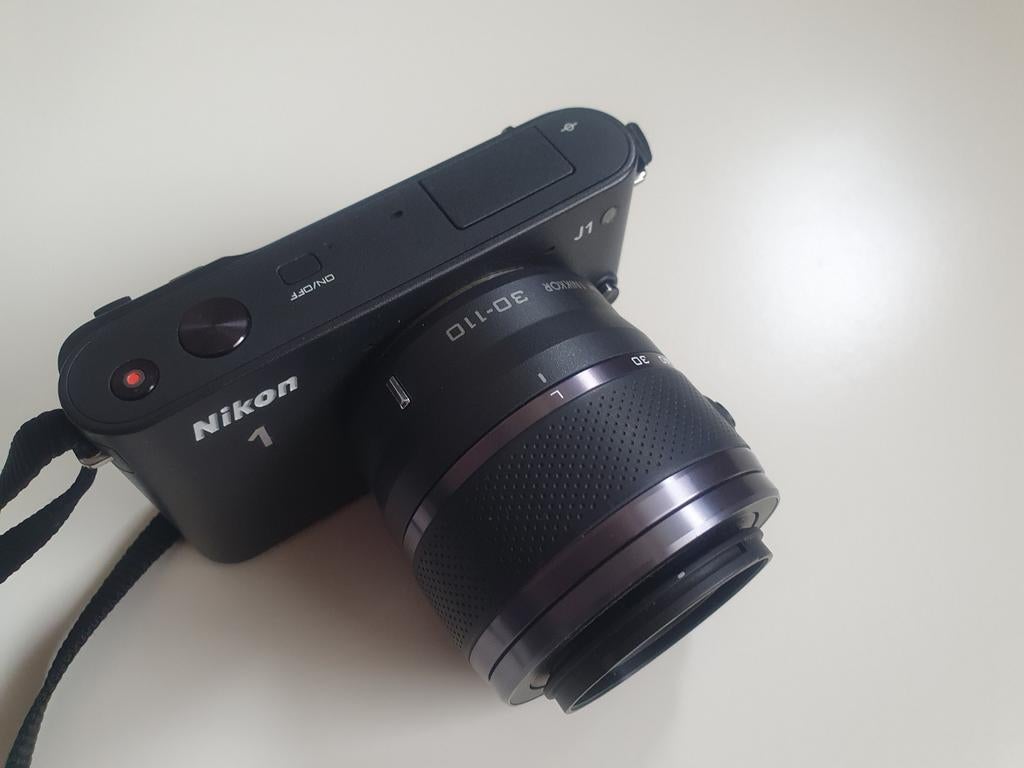 Nikon 1 J1 body met 2 objectieven, Audio, Tv en Foto, Fotocamera's Digitaal, Gebruikt, Compact, Ophalen of Verzenden, Nikon