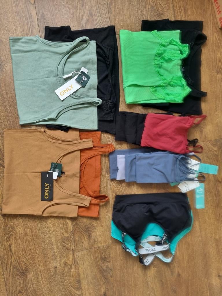 Dames hemdjes, Zwart, Nieuw, Ophalen of Verzenden, Zonder mouw