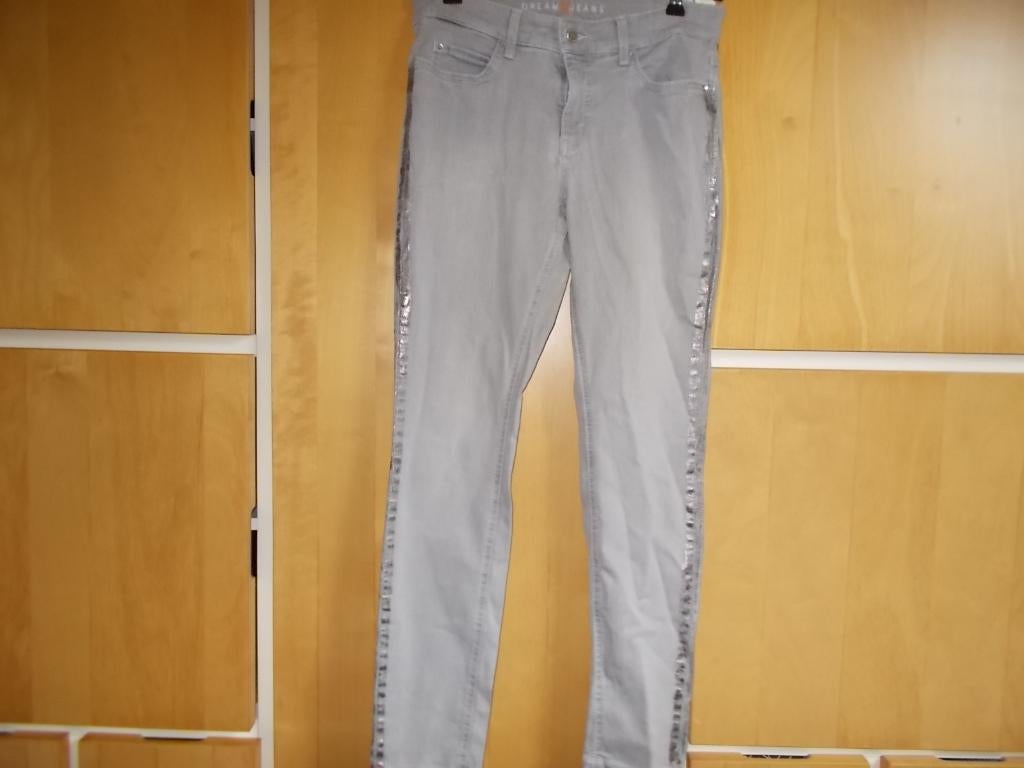 Lichtgrijze jeans van Mac Dream, maat 38, Kleding | Dames, MAC, Ophalen of Verzenden, Zo goed als nieuw, W30 - W32 (confectie 38/40)