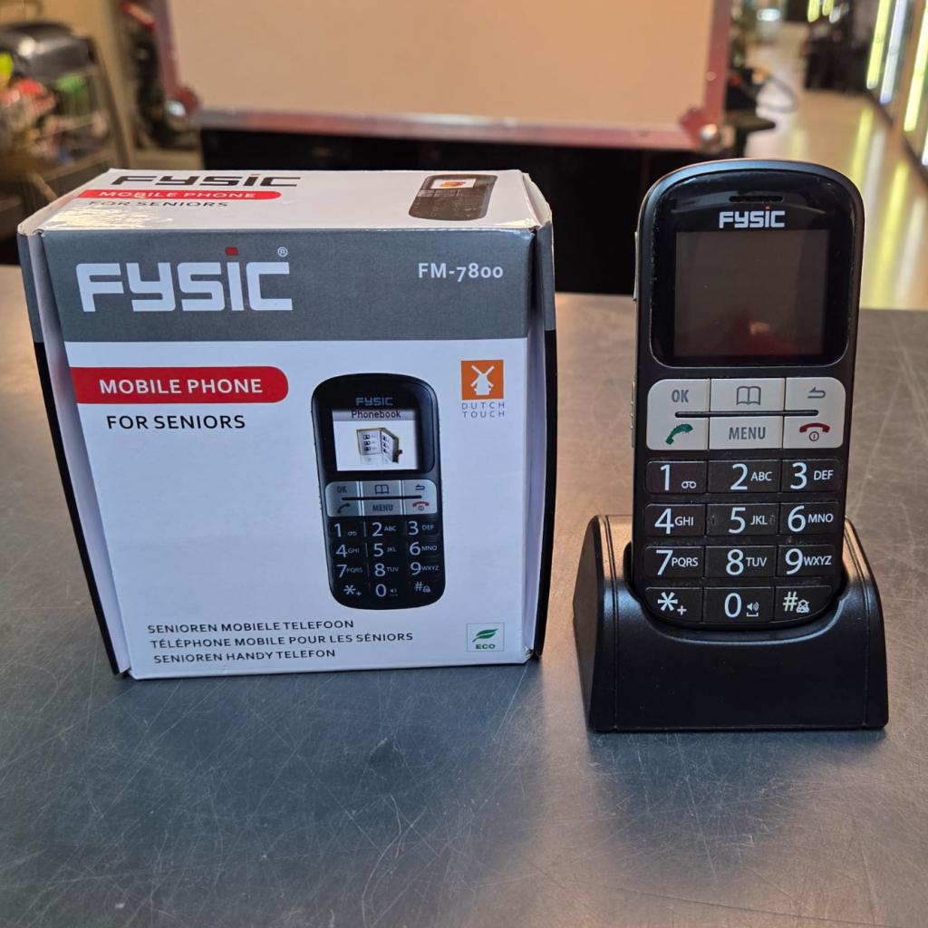 Fysic FM-7800 - Senioren gsm, Flex Ltd., Gebruikt, https://flex.com/contact-us, Nobelstraat 10, 5807 GA Oostrum LB, Limburg, Nederland
