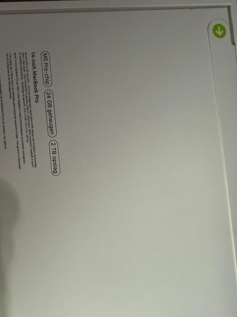 Nieuwe 14-inch MacBook Pro M3 Pro-chip, 24GB RAM, 2TB SSD, Computers en Software, Apple Macbooks, 1 TB of meer, Overige groottes