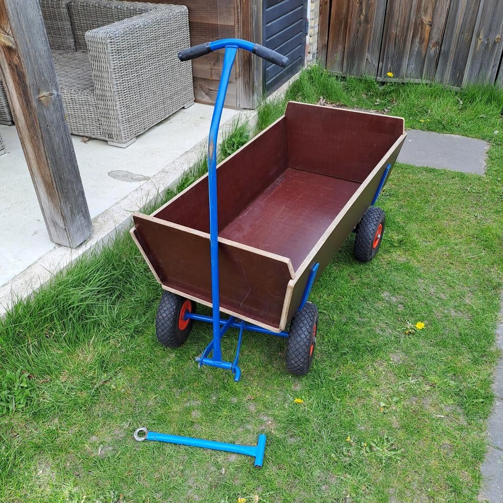 Stevige bolderkar met trekoog voor skelter - Goede staat, Caravans en Kamperen, Bolderkarren, Ophalen