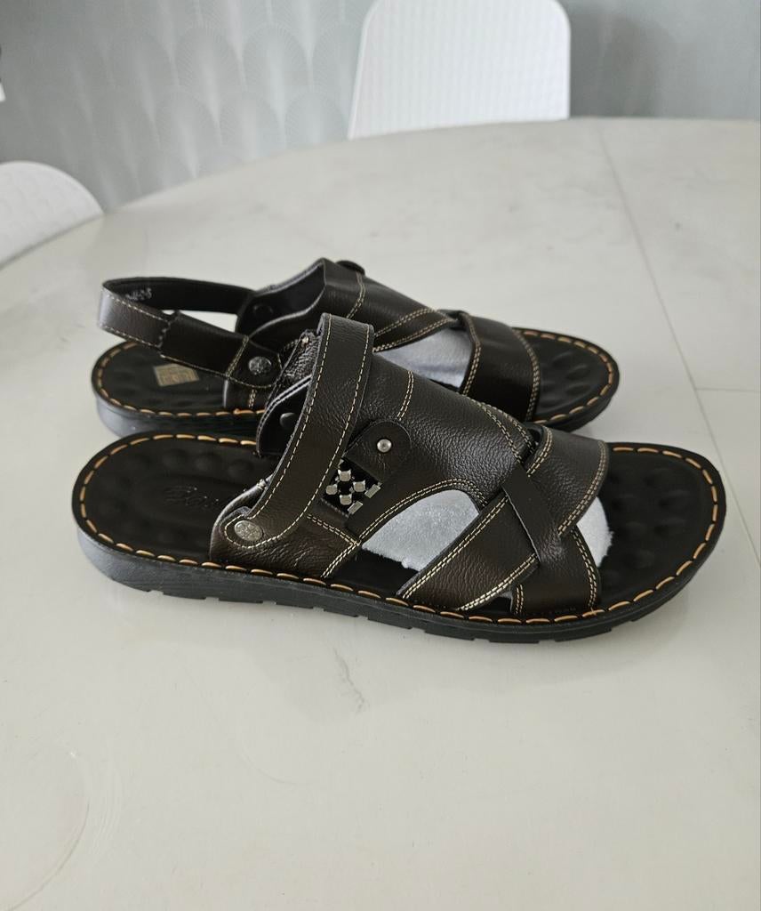 andalen Unisex Bruin - Nieuw, Kleding | Heren, Schoenen, Sandalen, Nieuw, Ophalen of Verzenden, Onbekend