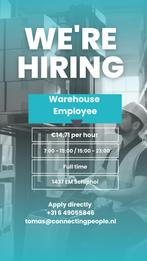 Warehouse Employee Airport, Vacatures, Starter, LBO / VMBO, 33 - 40 uur, Tijdelijk contract