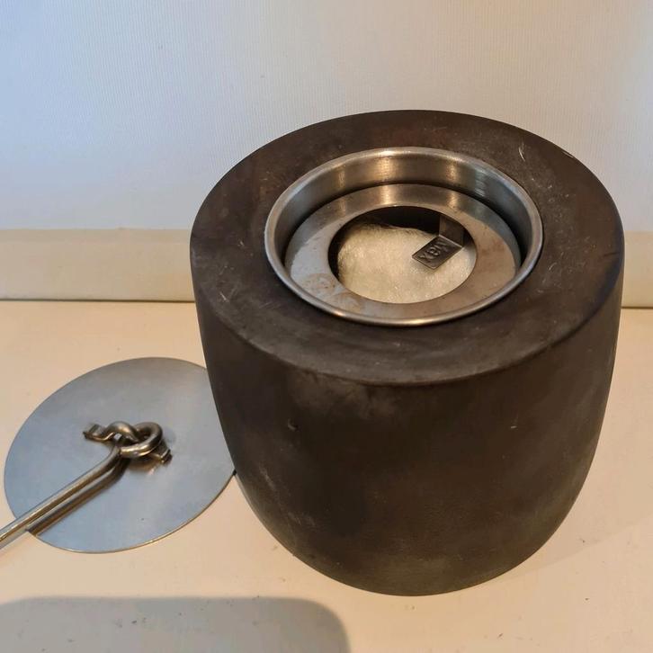 tafelhaard / bio ethanol brander. oliebrander,, Huis en Inrichting, Woonaccessoires | Kandelaars en Kaarsen, Minder dan 25 cm