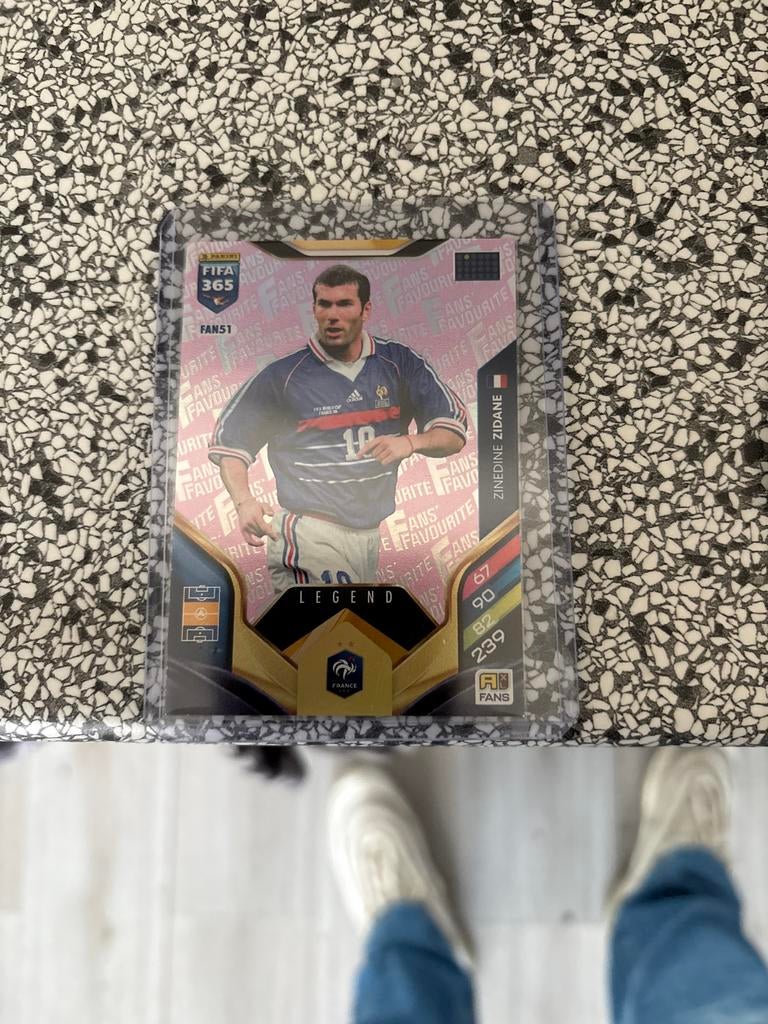 Zidane Panini 365 #fan51 Pink Parallel, Ophalen of Verzenden, Zo goed als nieuw, Buitenlandse clubs, Spelerskaart