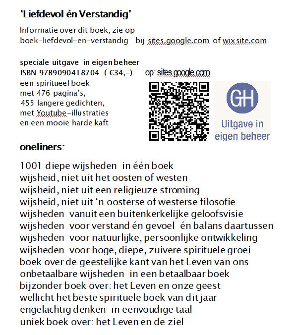 Liefdevol én Verstandig’ voor echte ontwikkeling van de ziel, Verzenden, Zo goed als nieuw, Giel Heijmans