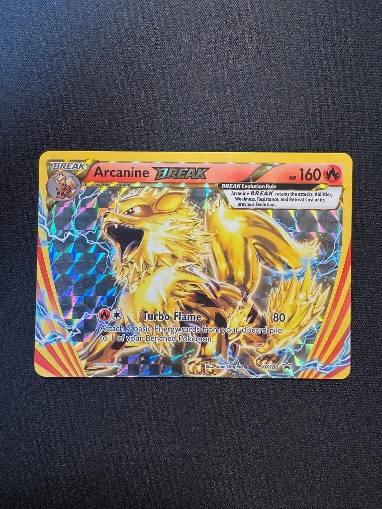 Arcanine BREAK XY 180 - Promo, Ophalen of Verzenden, Zo goed als nieuw, Losse kaart
