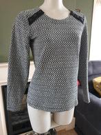 Sandwich mooie zwart witte trui mt M 38 40, Maat 38/40 (M), Verzenden, Zwart, Zo goed als nieuw