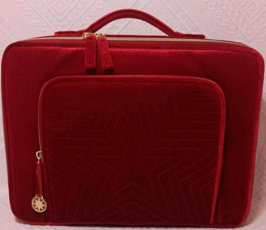 Estee Lauder Koffer - Toilettas - Beautycase Rood Fluweel, Verzenden, Nieuw, Rood