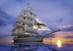 Zeilschip behang Ondergaande zon, Zeilboot, *Muurdeco4kids, Verzenden, Minder dan 10 m², Boot, maritiem, zeilboot, zeilschip