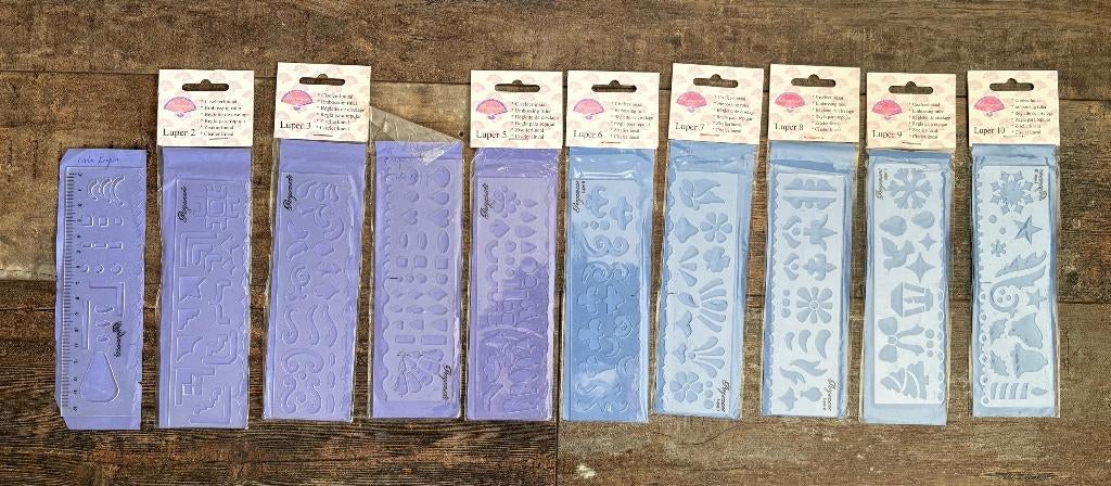 SERIE Pergamano Ciseleerliniaal Luper 1 t/m 10, Ophalen of Verzenden, Gebruikt, Overige thema's, Overige typen