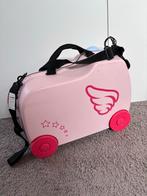 Trunki Kinderkoffer Roze met Vleugels - Topmove, Gebruikt, Hard kunststof, Minder dan 50 cm, Minder dan 35 cm