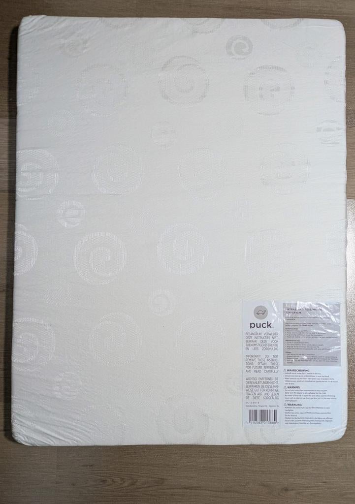 Puck babymatras - Zo goed als nieuw, Ophalen, 190 cm of minder, Zo goed als nieuw, Matras