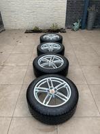 Porsche velgen 5x112 (Incl thuiskomer), Gebruikt, 255 mm, Banden en Velgen, Winterbanden