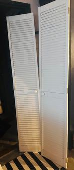 Twee Louvre deuren, Ophalen, Binnendeur, Minder dan 200 cm, Zo goed als nieuw