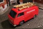 Oude SIKU VW VOLKSWAGEN TRANSPORTER T3  brandweer, zeer mooi, Ophalen of Verzenden, Zo goed als nieuw, Auto, SIKU