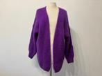 La Petite Laine Mohair Cardigan vest Purple Luxury Mt M/L, Kleding | Dames, Maat 38/40 (M), Paars, Nieuw, Ophalen of Verzenden