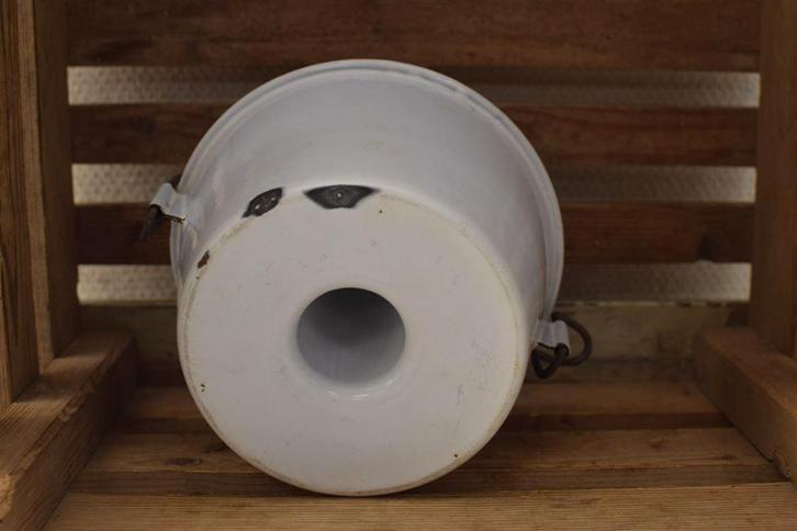 Emaille poffertpan 46455, Antiek en Kunst, Antiek | Emaille, Ophalen of Verzenden