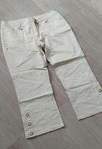 Lichte jeans met bruin stiksel maat 50, Kleding | Dames, Grote Maten, Ophalen of Verzenden, Zo goed als nieuw, Bruin, Broek of Spijkerbroek