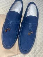 Loro Piana Zomer Loafers - Luxe Suède Schoenen, Ophalen of Verzenden, Zo goed als nieuw, Blauw, Loafers