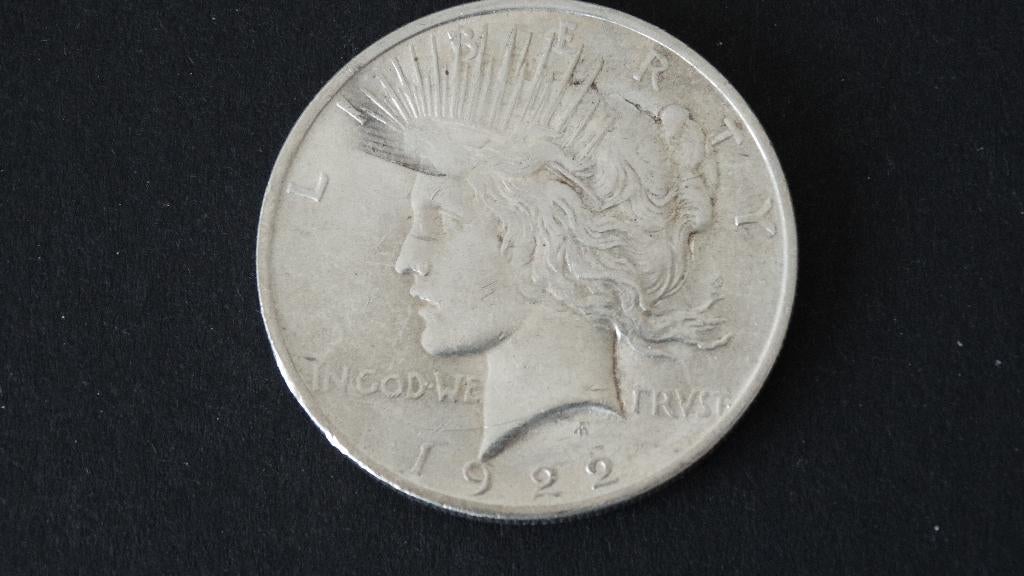 1 dollar 1922 + 1/2 dollar 1964, Postzegels en Munten, Munten | Amerika, Ophalen of Verzenden, Noord-Amerika, Setje, Zilver