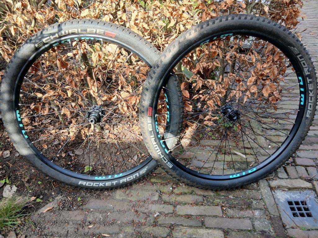 Mtb wielset 29" - WTB KOM Light i25 met Rocket Ron banden, Fietsen en Brommers, Fietsonderdelen, Ophalen, Mountainbike, Wiel
