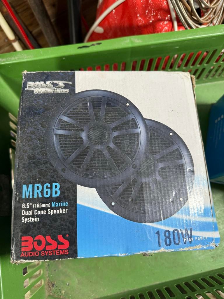 BOSS Audio Systems MR6B Marine Dual Cone Speakers 180W Nieuw, Auto diversen, Autospeakers, Ophalen, Nieuw