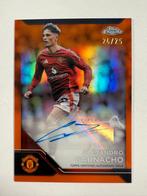 Alejandro Garnacho /25 AUTO Chrome Deluxe Manchester United, Ophalen of Verzenden, Nieuw, Buitenlandse clubs, Poster, Plaatje of Sticker