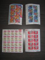 Nederland 1993 t/m 1998, 12 vellen, Gestempeld., Verzenden, Na 1940, Gestempeld