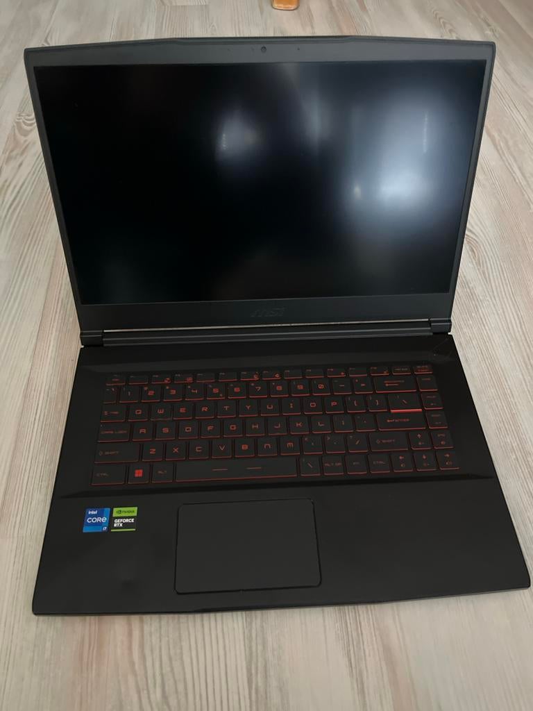 MSI Game Laptop Thin GF63 12UC-683NL 15.6" Core i7 RTX 3050, Computers en Software, Windows Laptops, Met videokaart, 2 tot 3 Ghz