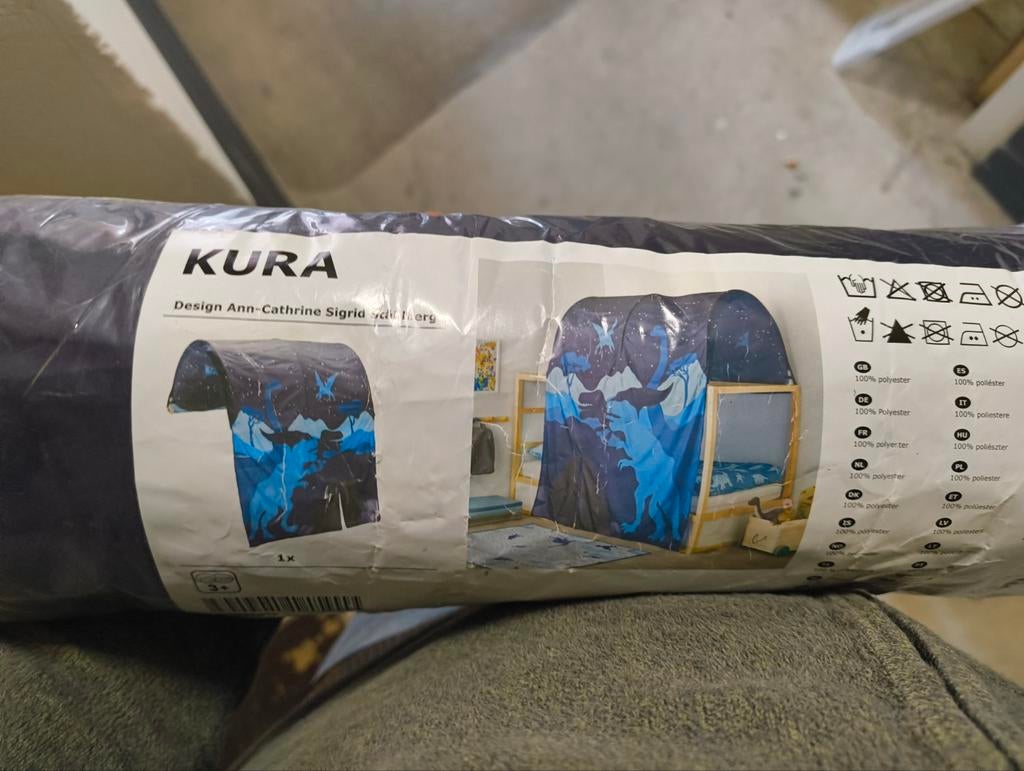 IKEA Kura bedtent voor op het bed. Dinosaurus thema., Ophalen, Nieuw