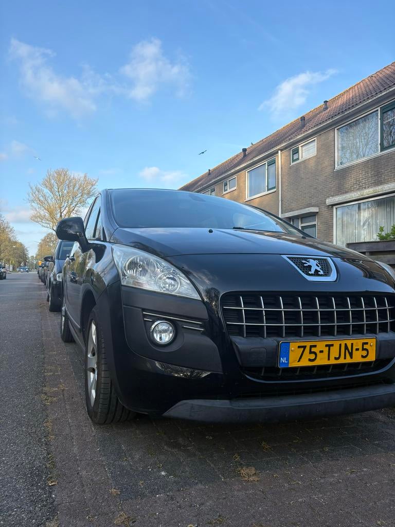 Peugeot 3008 1.6 VTI 2012 Zwart, Voorwielaandrijving, 1374 kg, Stof, 4 cilinders