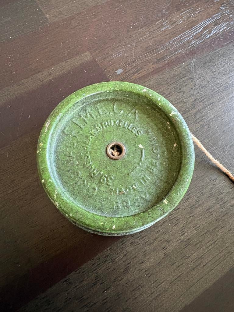 Oude blikken jojo Belgium, Ophalen of Verzenden