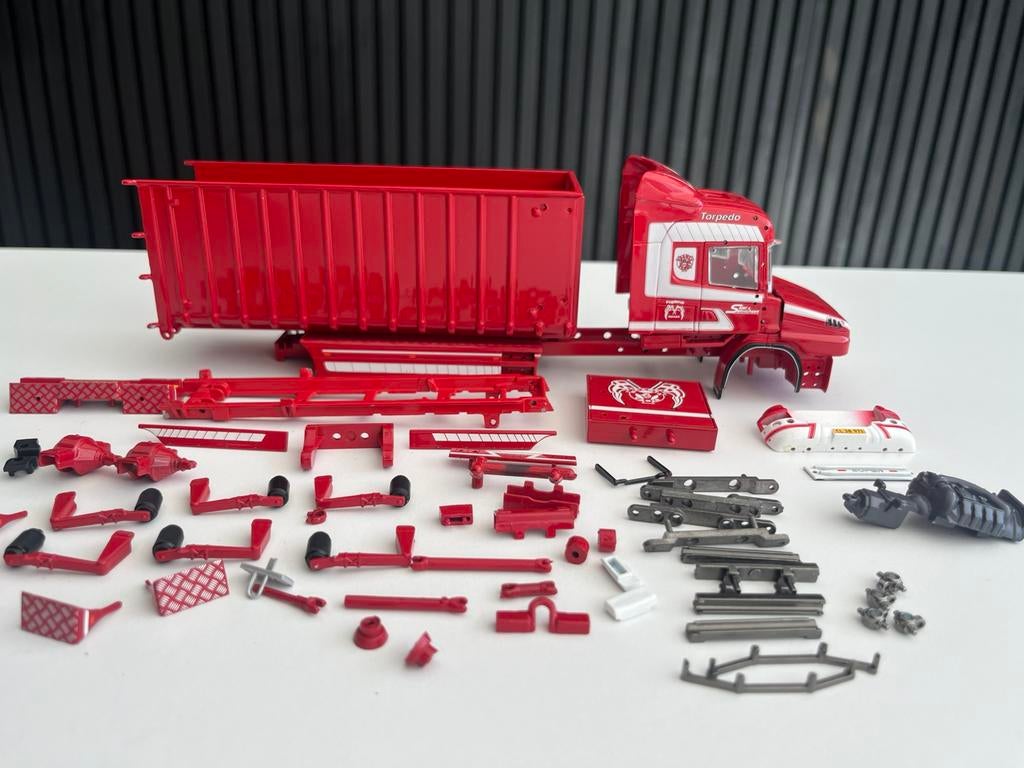 Tekno Scania 4 torpedo Sejer & Sonnichsen onderdelen, Ophalen of Verzenden, Zo goed als nieuw, Bus of Vrachtwagen, Tekno