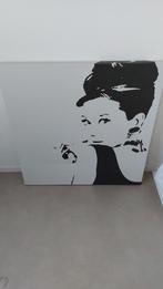 Ikea canvas Audrey Hepburn, Ophalen, 50 tot 75 cm, 50 tot 75 cm, Print